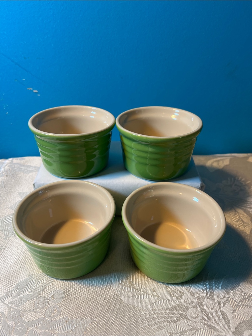 Le Creuset Kiwi Green Set of 4 Ramekins
